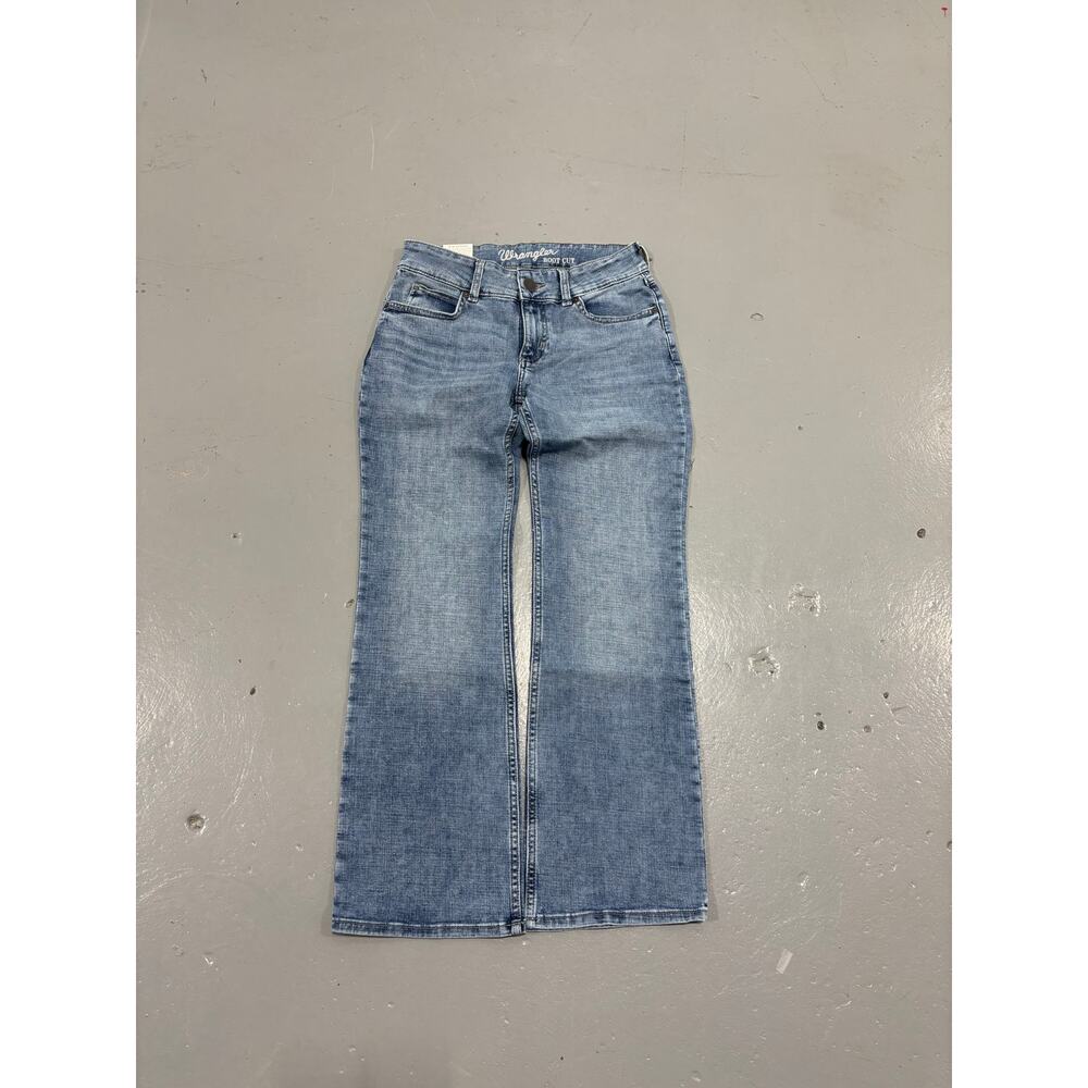 NWT‎ Wrangler Women's Essential Mid-Rise Bootcut Jeans Light Wash 28x30